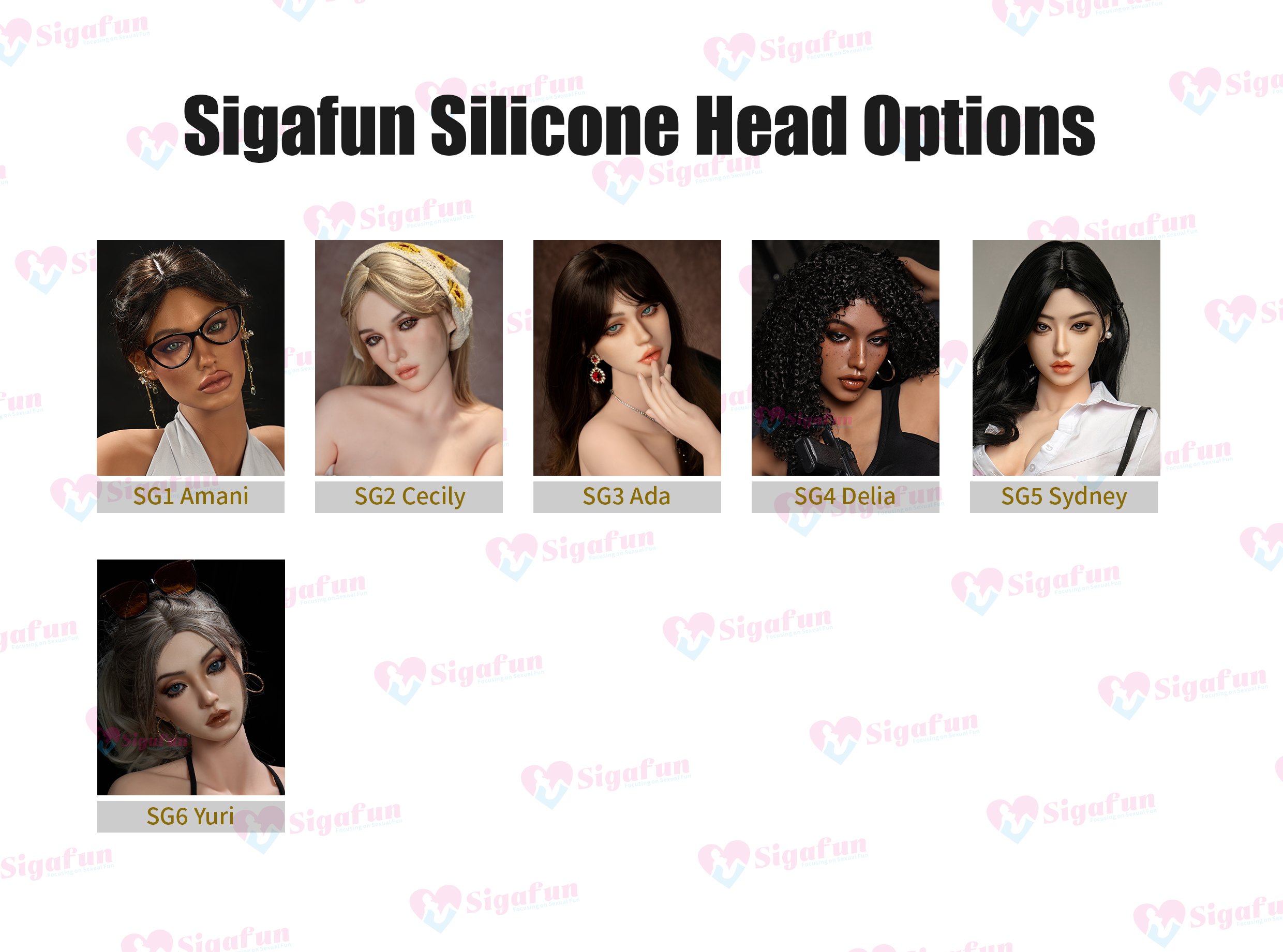 AI Doll Silicone Head